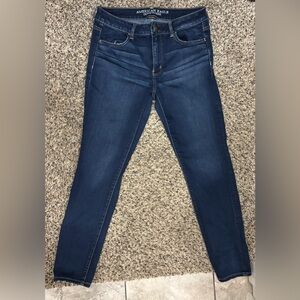 American Eagle Outfitters Dark Indigo Skinny Jeans